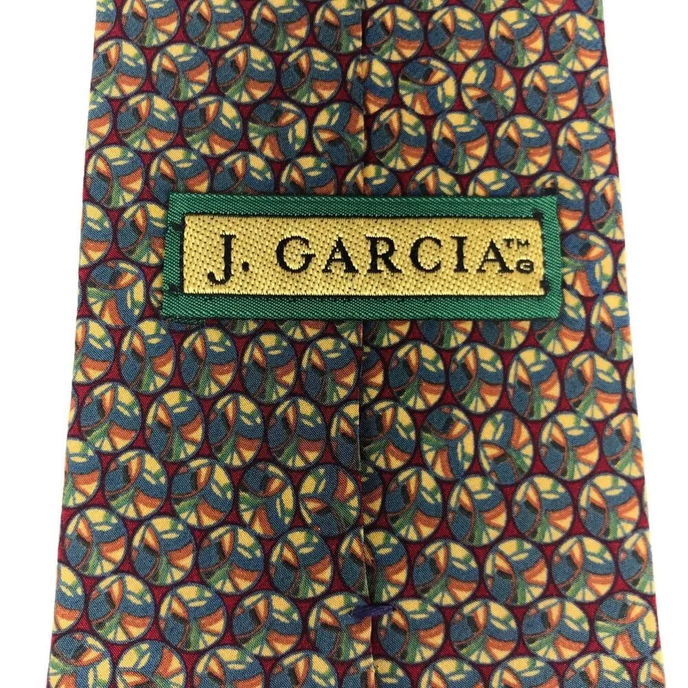 J. Garcia Clockworks Collection Eight All Silk Tie Men's Colorful Necktie 58